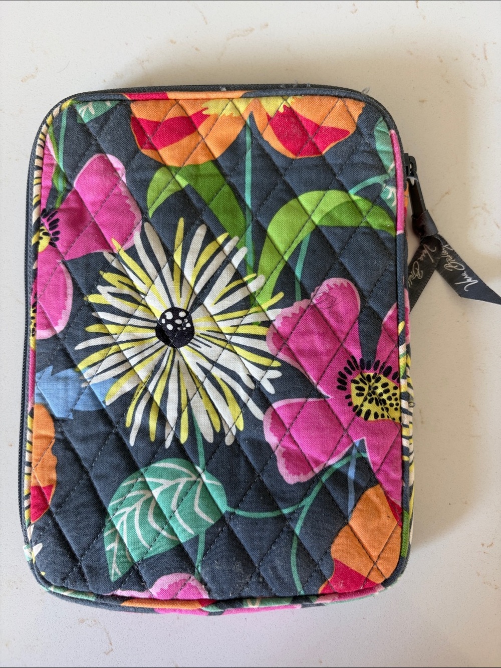 Vera Bradley Floral Quilted Tablet/eReader Pouch - Pink Multi